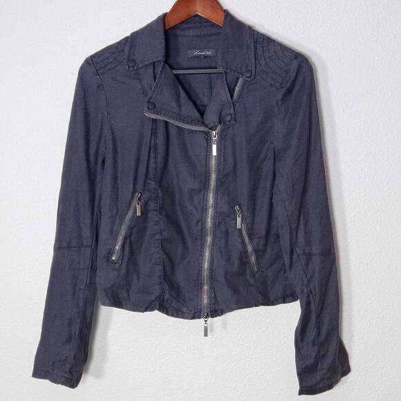 Level 99 Jacket Zip Front Black Stretch Knit Women’s XL City Ready - Picture 1 of 13